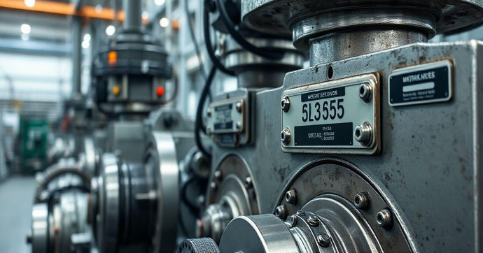 Placas de Identificação de Equipamentos Industriais