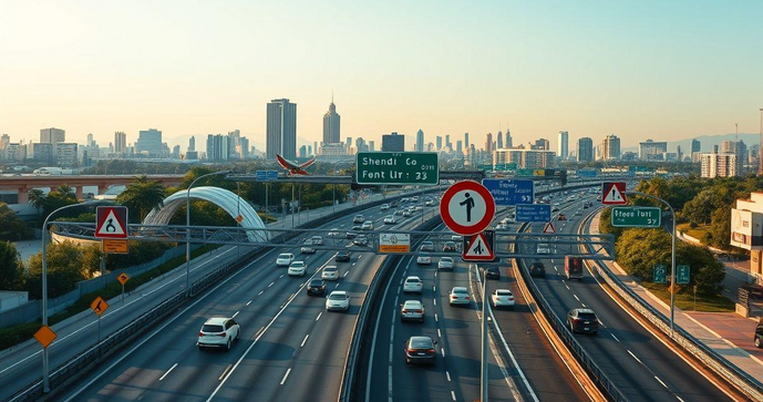 Placas de Sinalização de Rodovias e Vias Urbanas