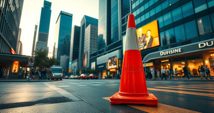 Cone de Sinalização Grande: Segurança em Destaque