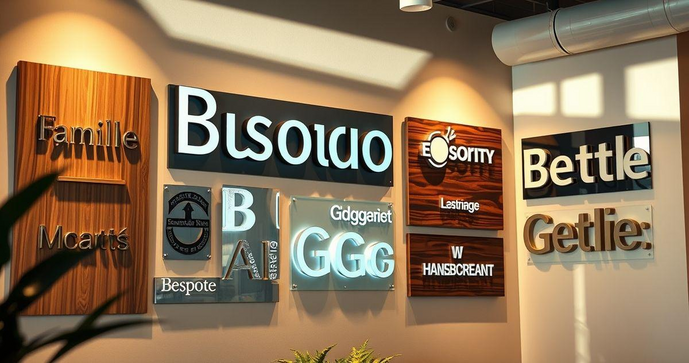 Placas de Sinalização Interna Personalizada