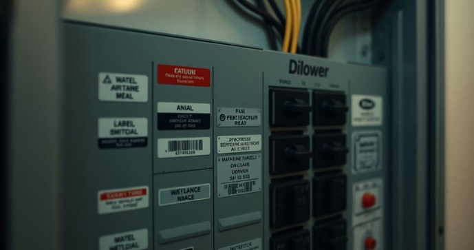 Etiquetas de Identificação de Circuitos Elétricos