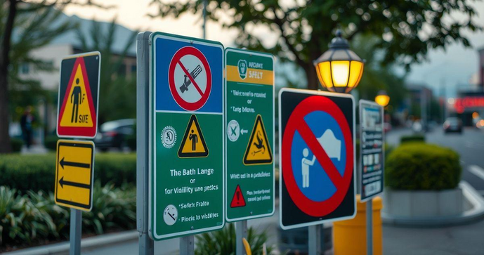 Fornecedor de placas de sinalização com qualidade e segurança