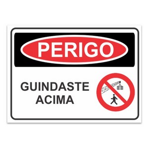 Sinalização local para guindastes