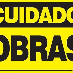 Sinalização de guindaste segurança