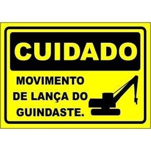 Cotação de sinalização para guindaste