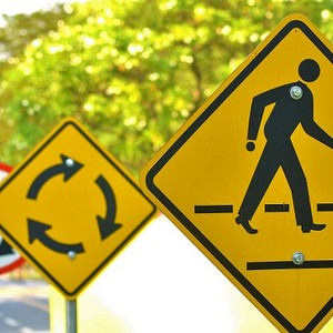 Cone de sinalização de trânsito