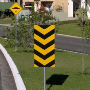 Locação de cones de sinalização