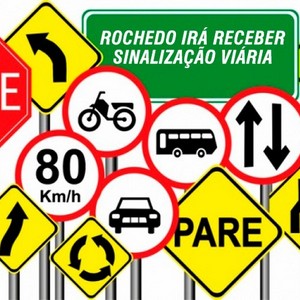 Sinalização viária horizontal e vertical